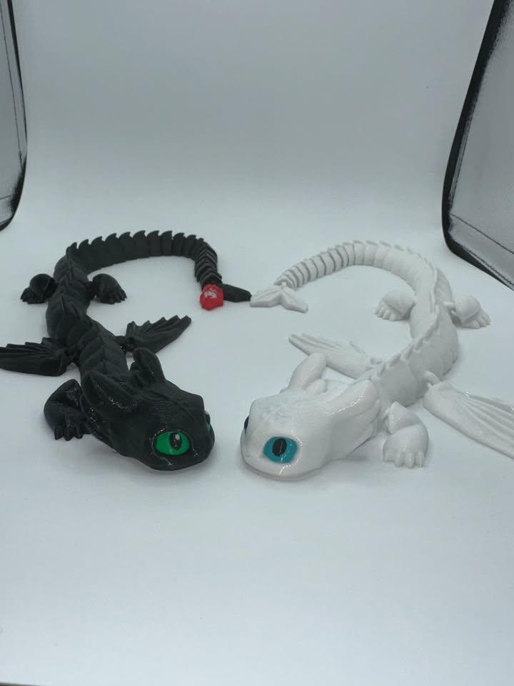 Toothless - Fully articulating and 3D printed!
