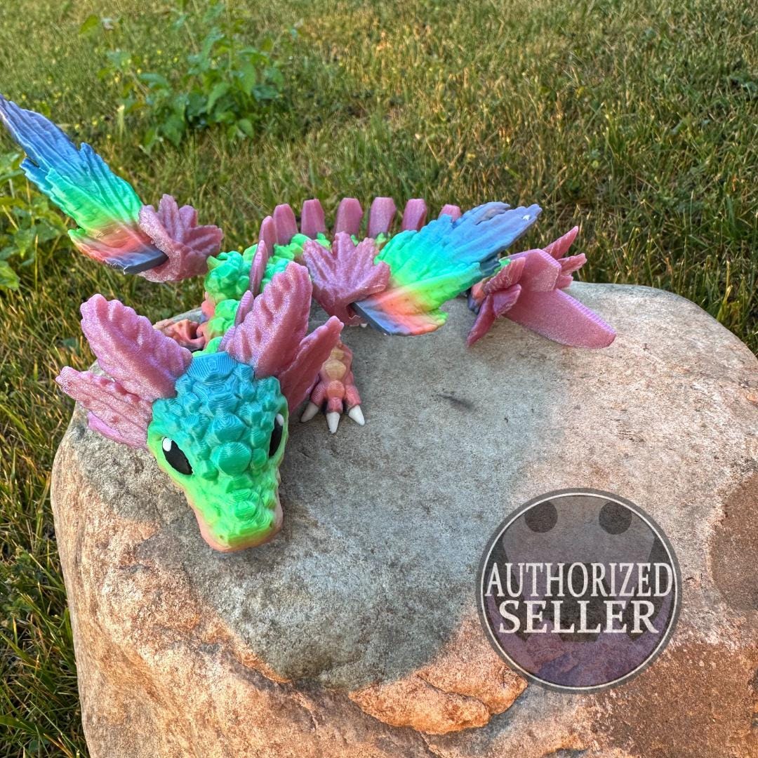 Baby Axolotl Dragon - 3D Printed!