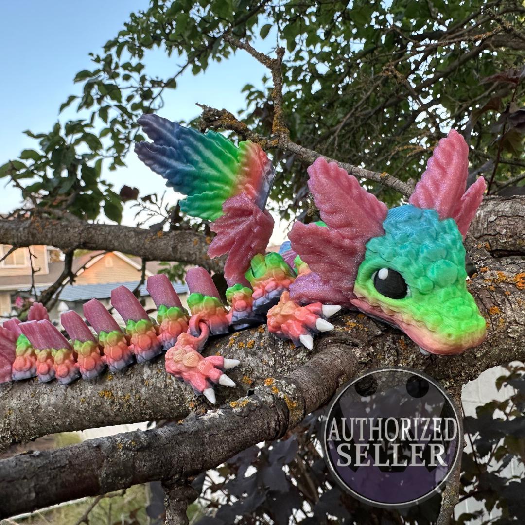 Baby Axolotl Dragon - 3D Printed!