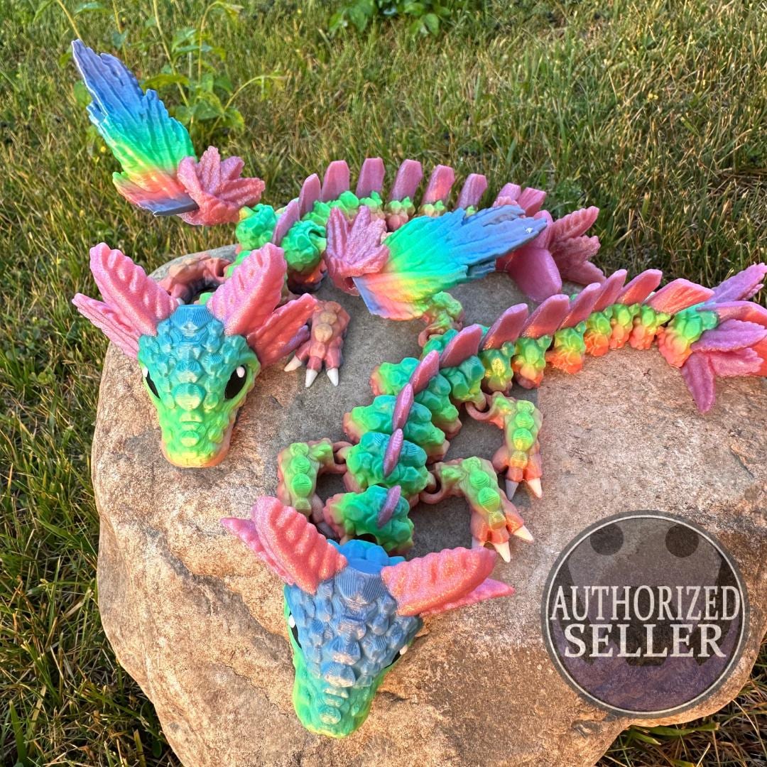 Baby Axolotl Dragon - 3D Printed!