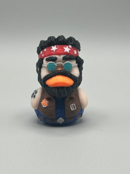 Retro Stoner Ducks – 3D Printed Laid-Back Comedy Collectible Set – Funny Dashboard Duck
