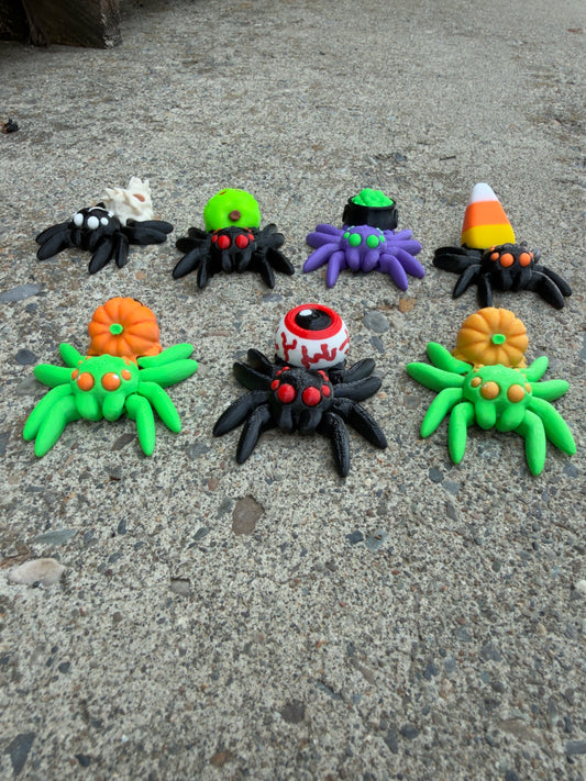 Halloween Spider Figurines – 3D Printed Creepy Decorations