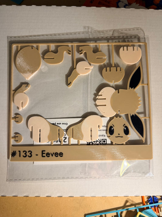 Eevee Kit Card – 3D Printed Buildable Figure
