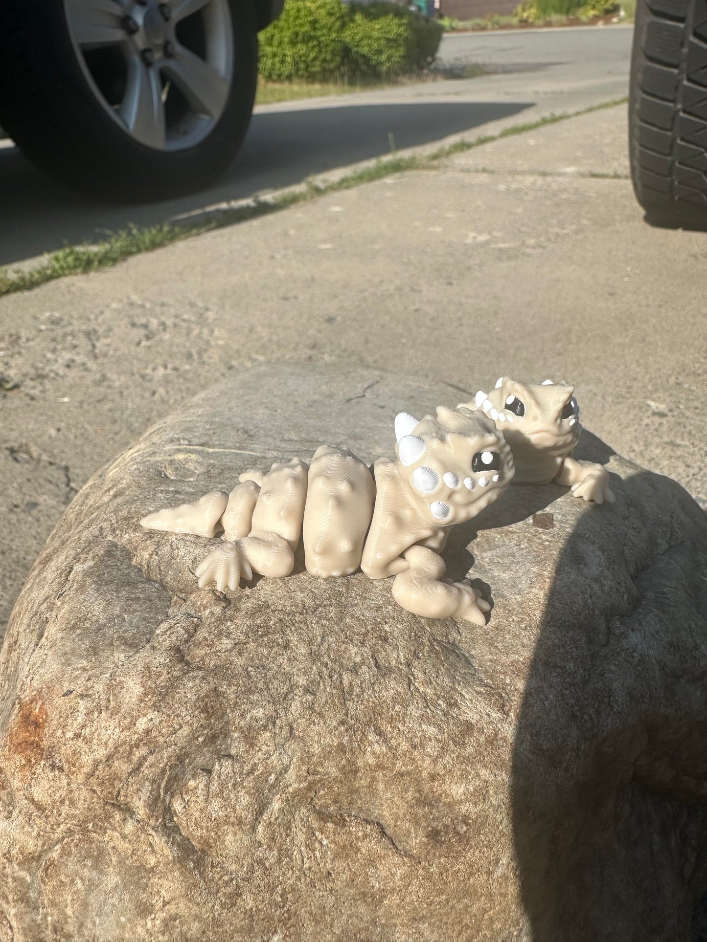 Horned Lizard - Fully 3D Printed