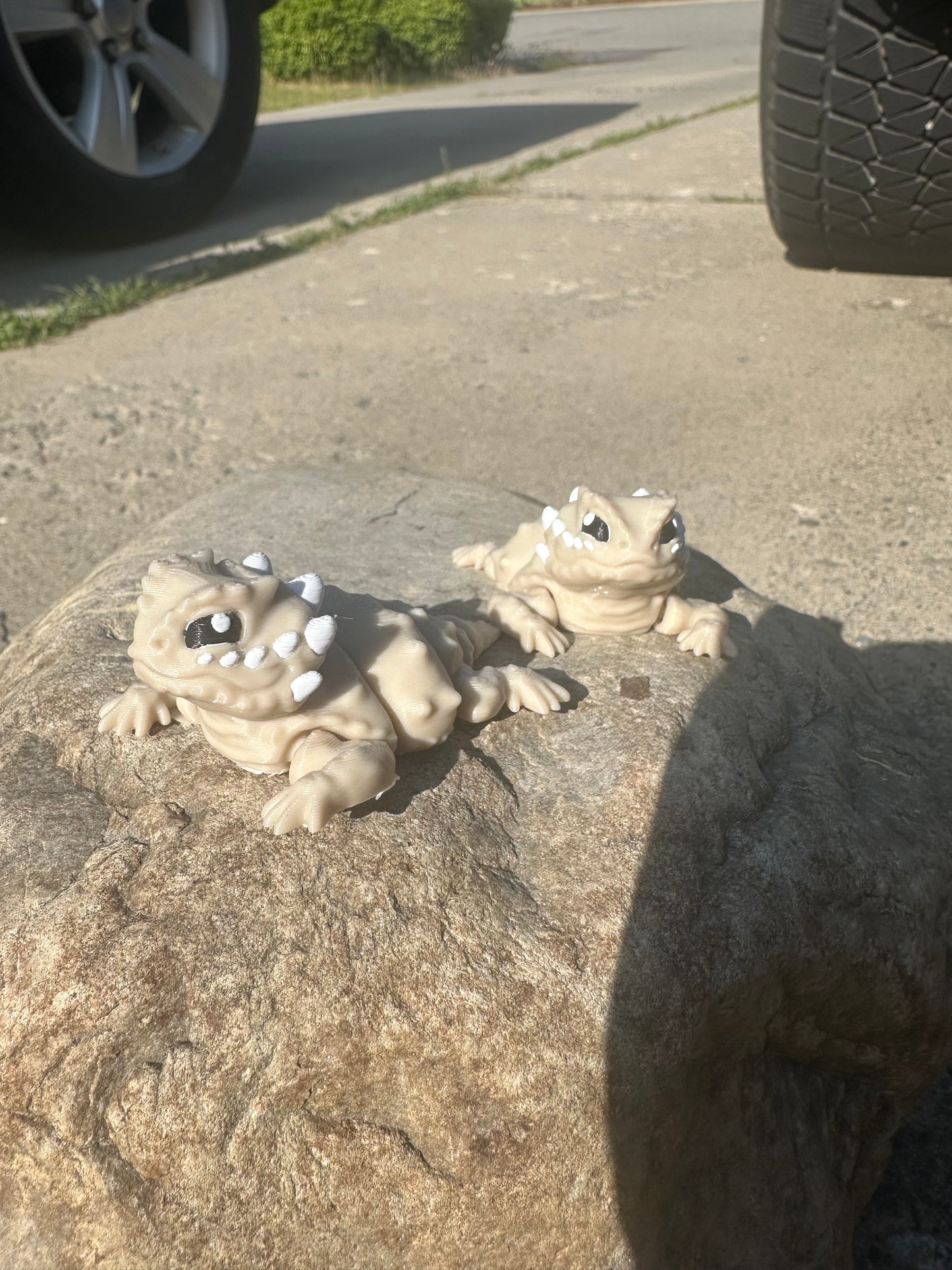 Horned Lizard - Fully 3D Printed