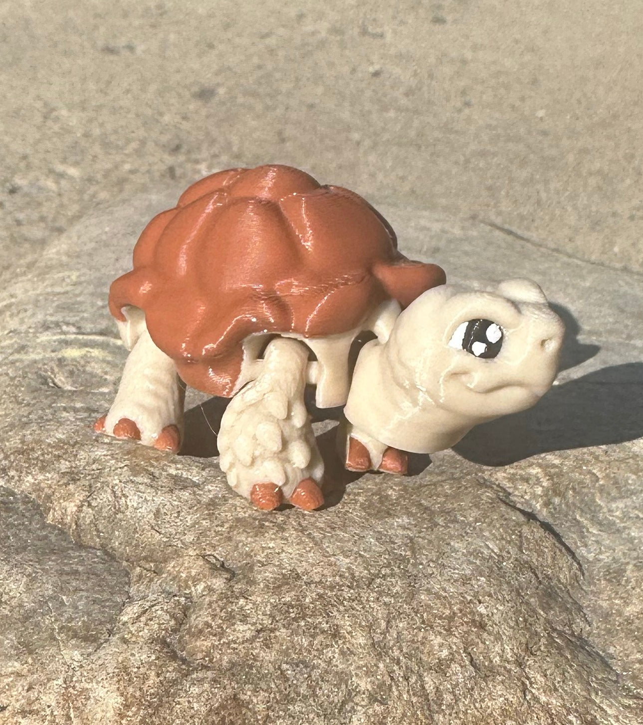 African Spur Thighed Tortoise - Fully 3D Printed