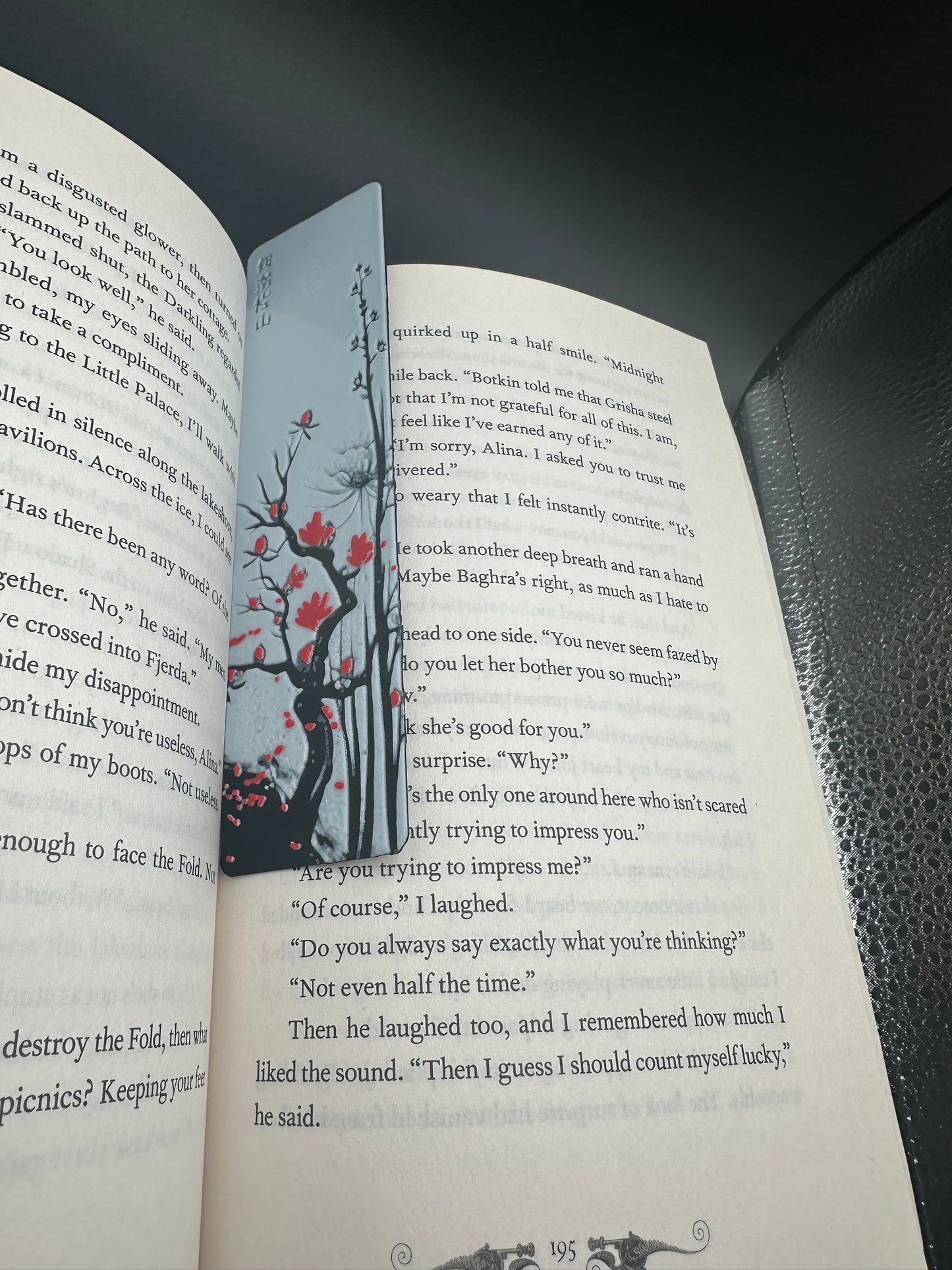Red Blossom Bookmark