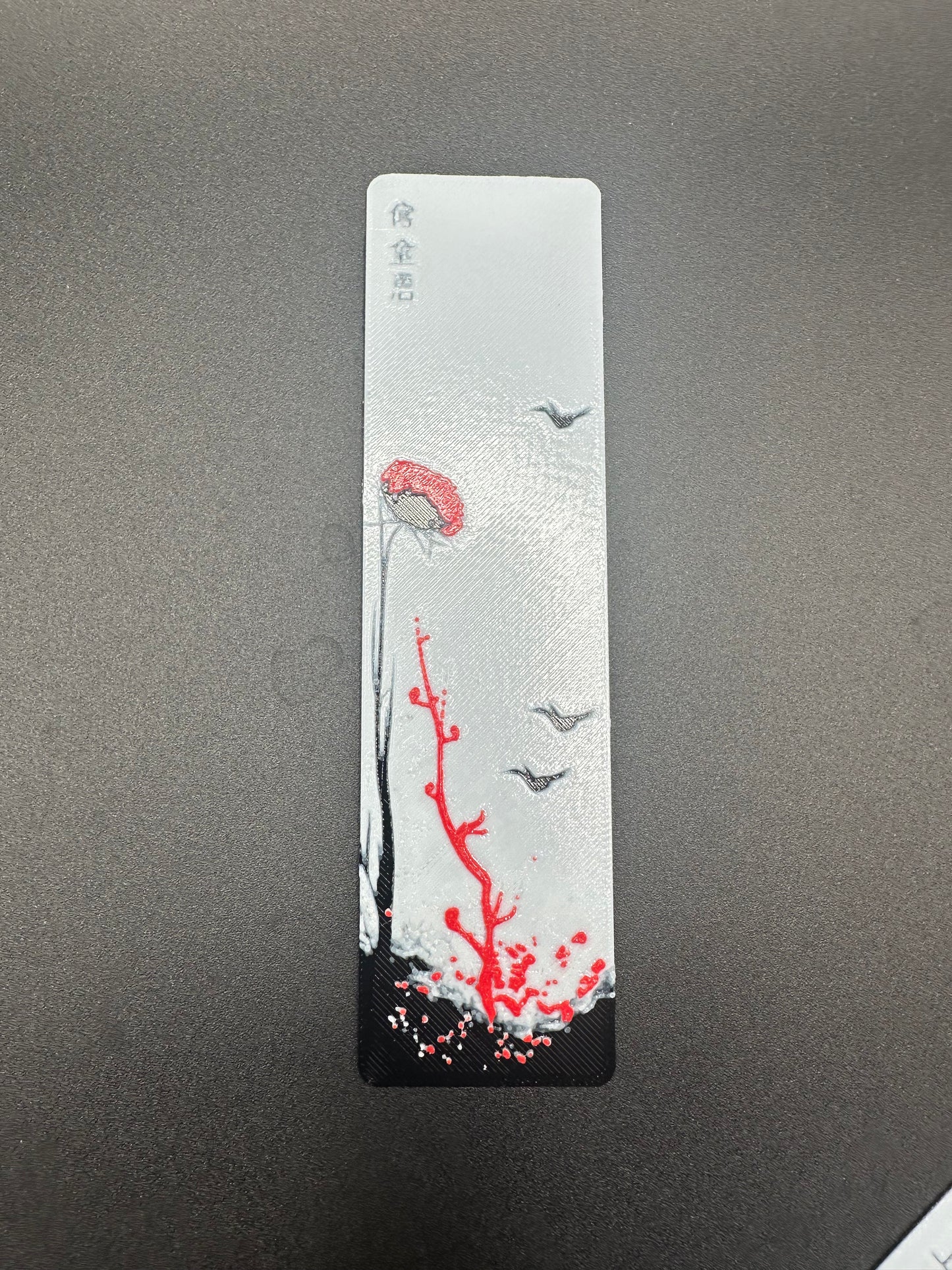 Red Blossom Bookmark