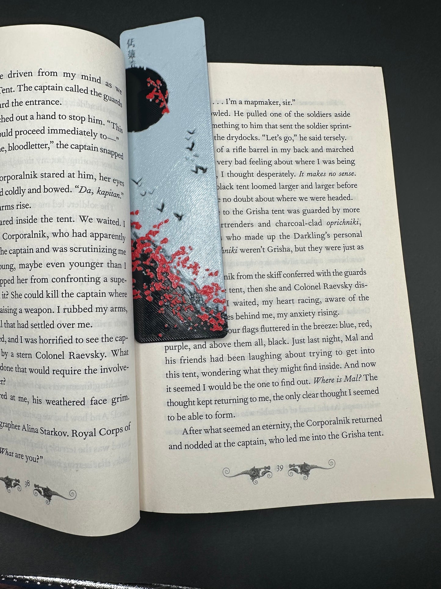 Red Blossom Bookmark