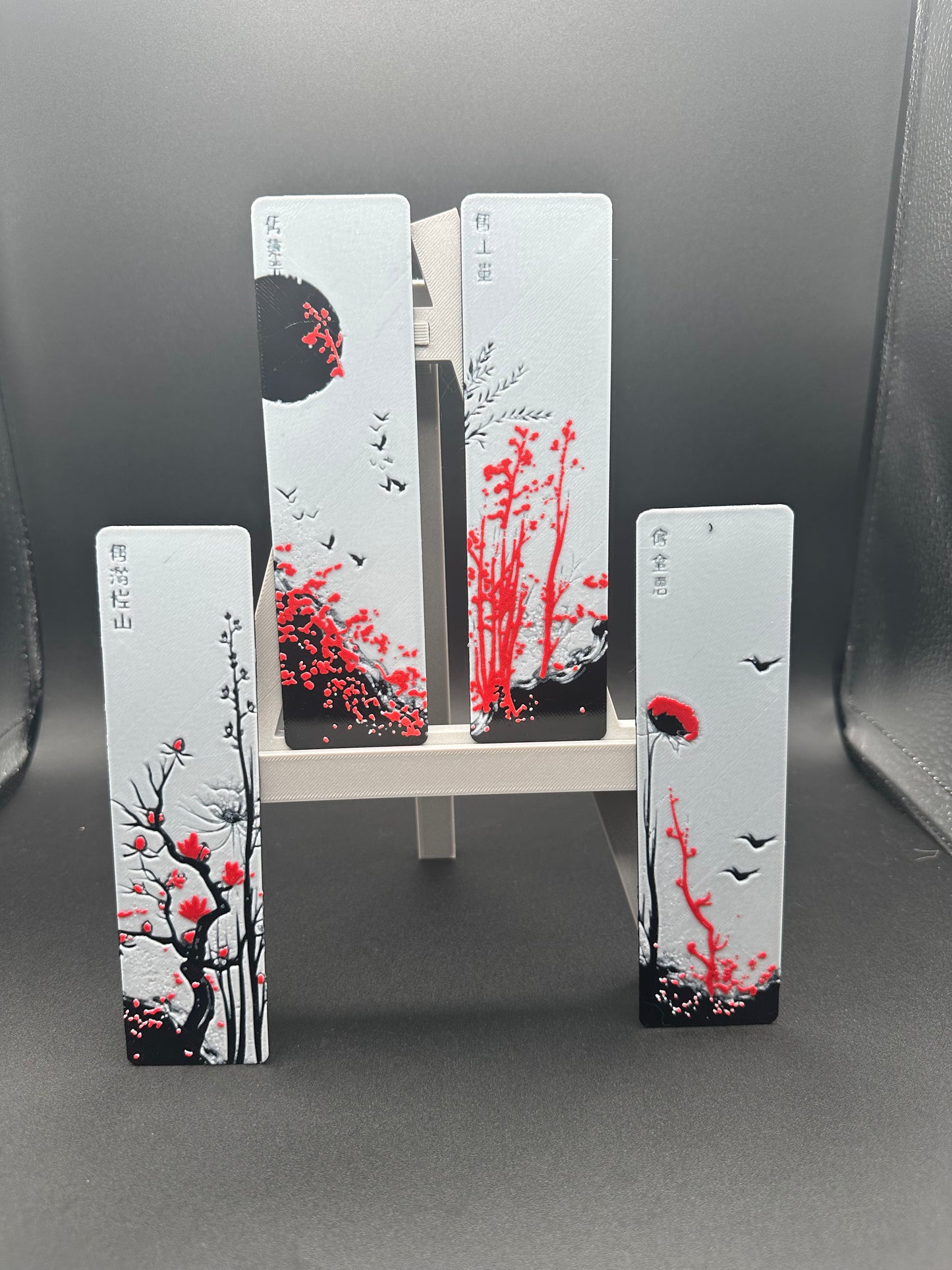 Red Blossom Bookmark