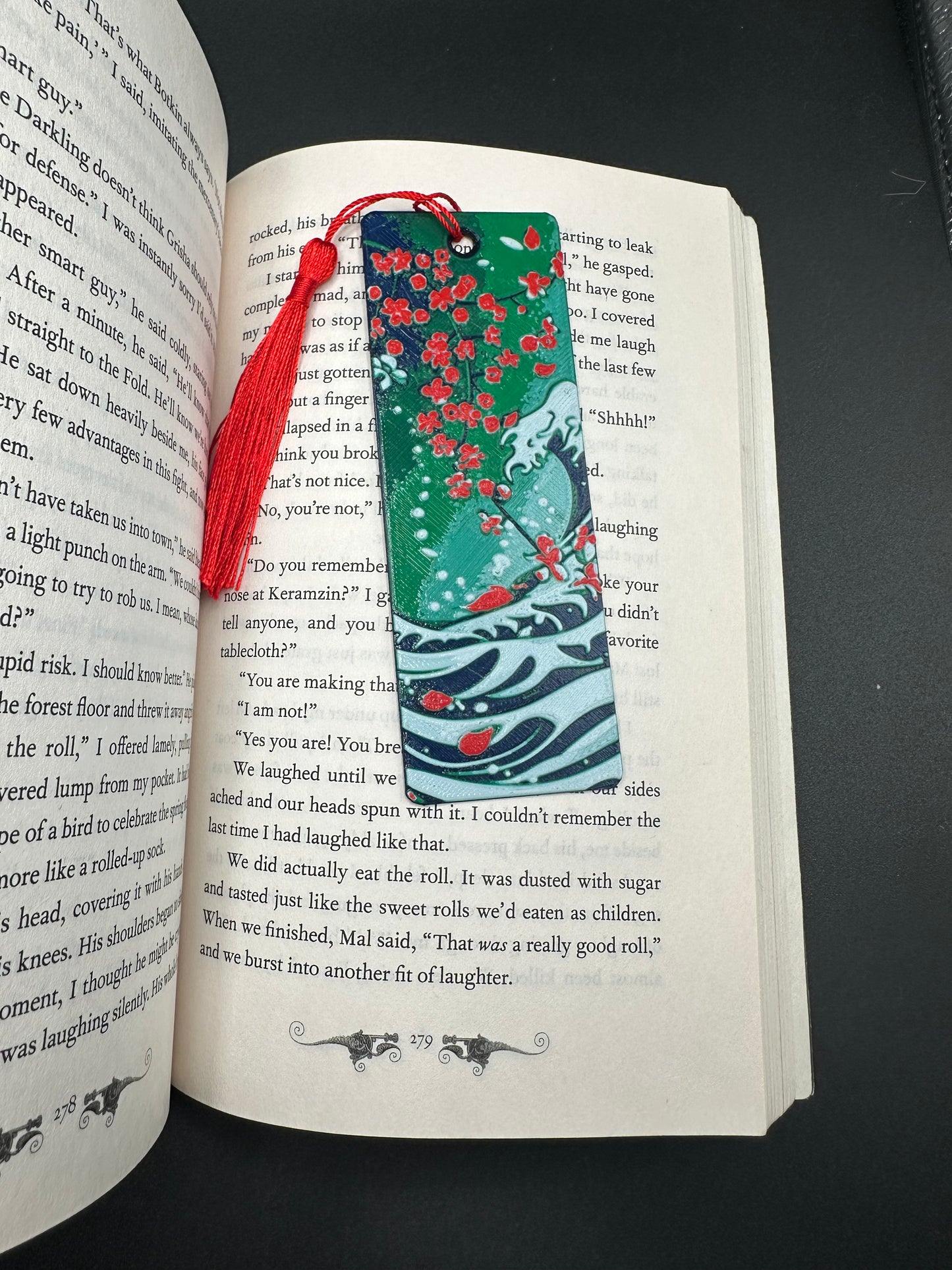 Cherry Blossom Tide Bookmark