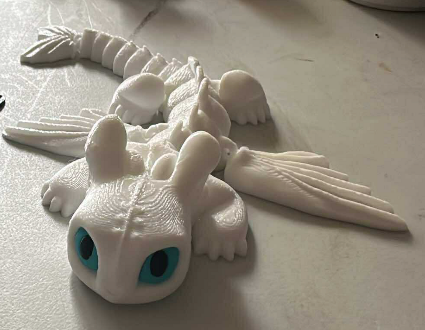 Toothless - Fully articulating and 3D printed!