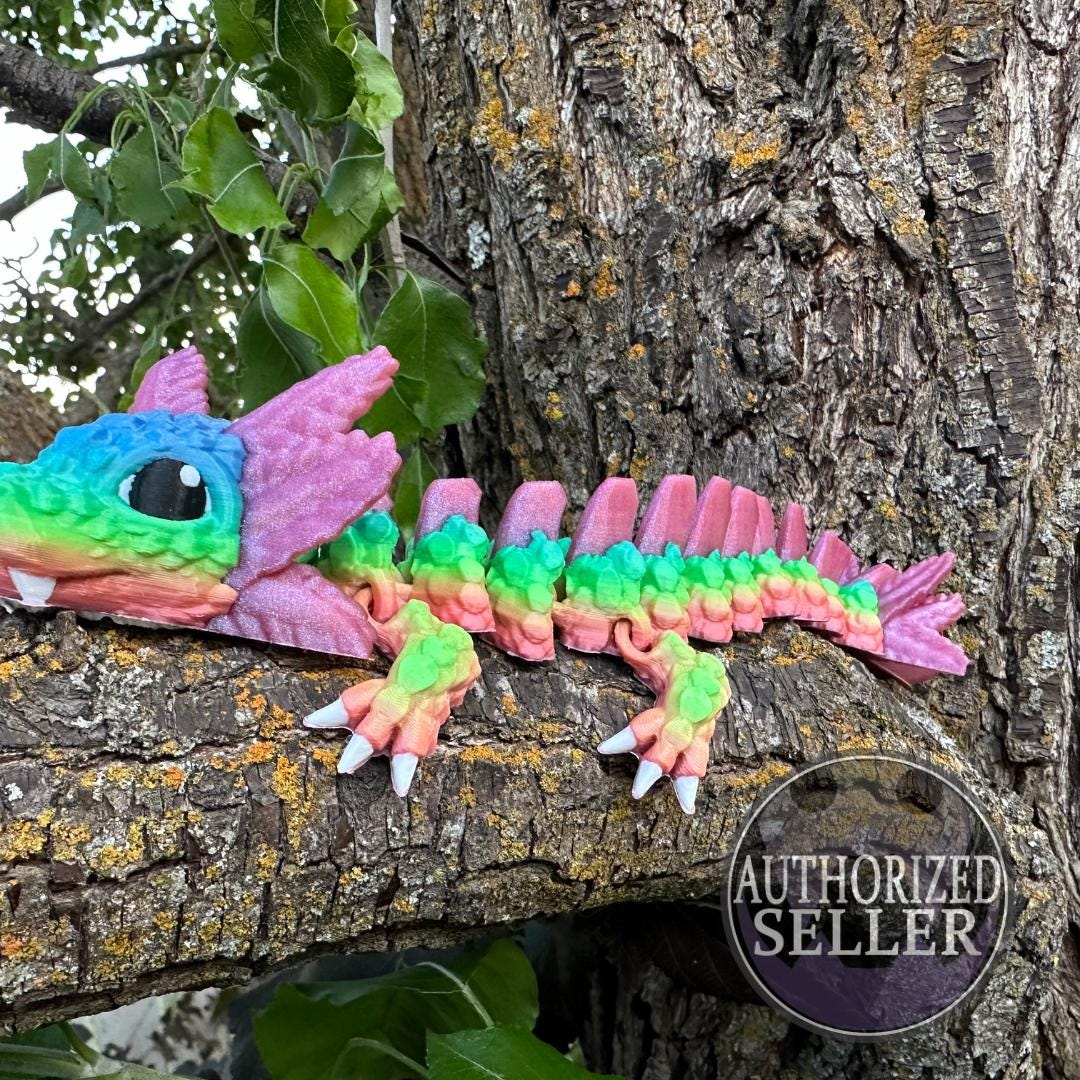 Baby Axolotl Dragon - 3D Printed!