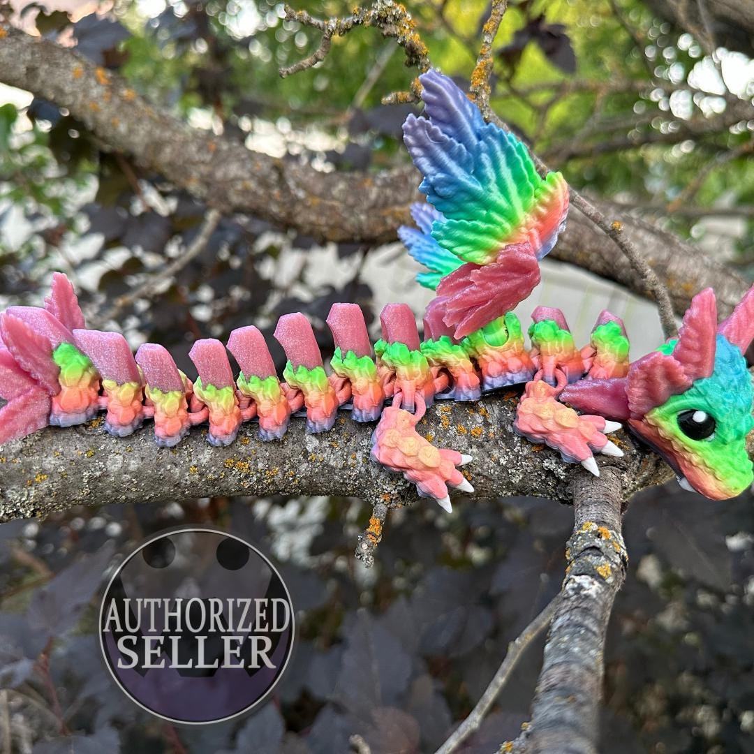 Baby Axolotl Dragon - 3D Printed!