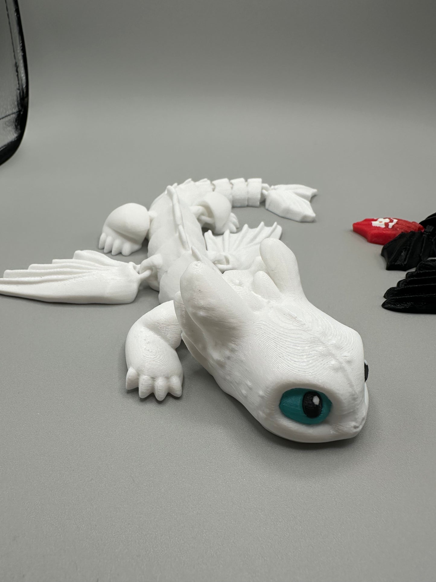 Toothless & Light Fury Dragons – 3D Printed Articulated Collectibles | How to Train Your Dragon Movie Figures | Flexi Fantasy Toys