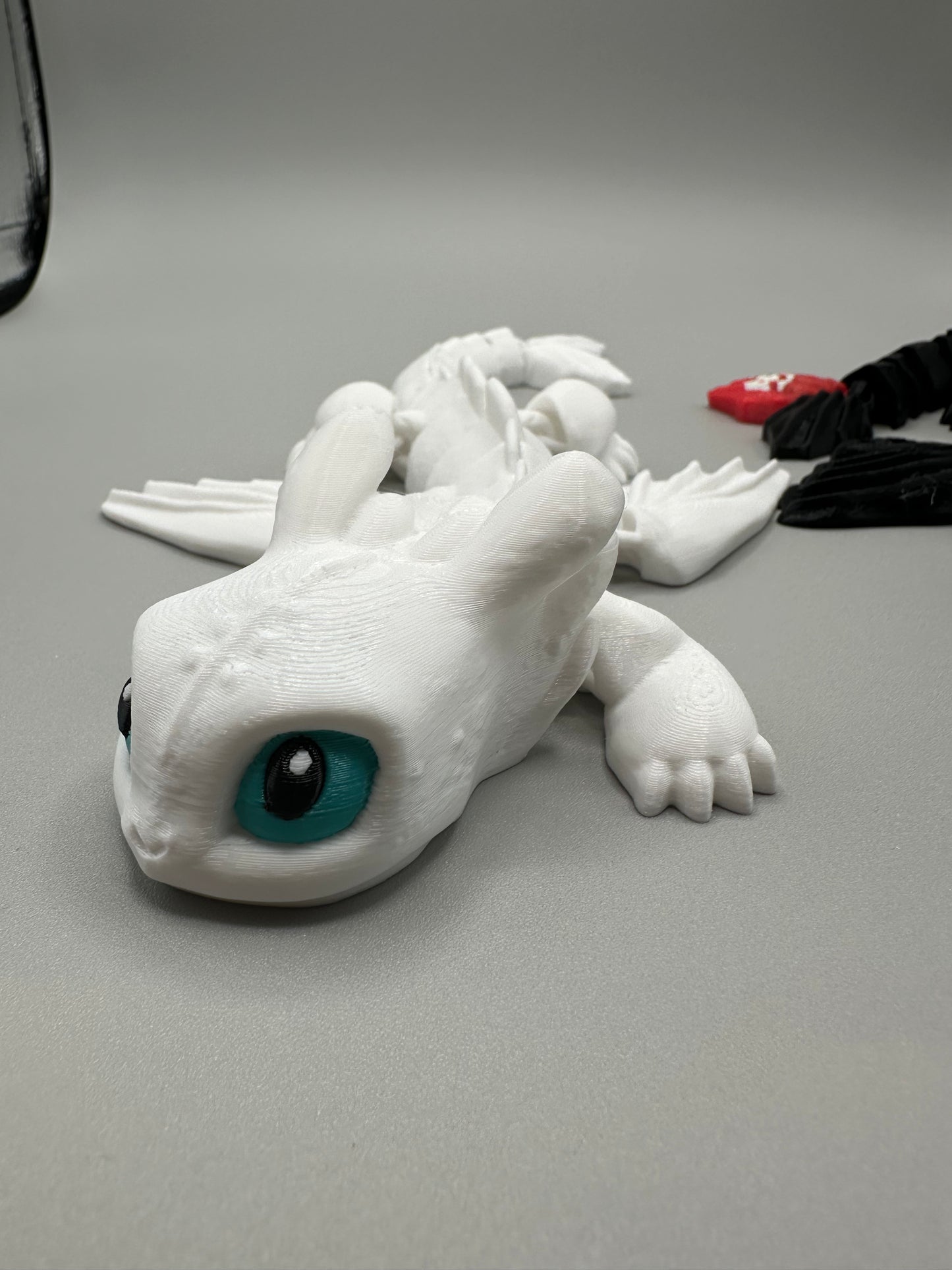 Toothless & Light Fury Dragons – 3D Printed Articulated Collectibles | How to Train Your Dragon Movie Figures | Flexi Fantasy Toys