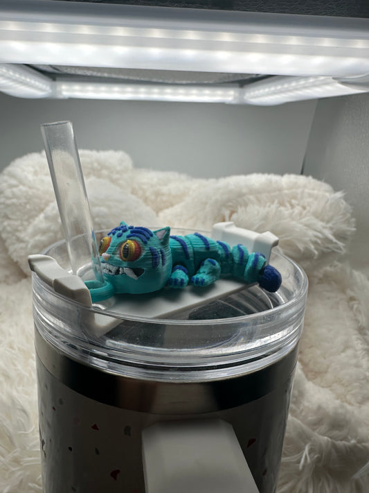 Derpy Straw Buddy • 3D Printed Tumbler Topper • Fits 10mm Straws • Stanley Cup Straw Accessory • K-Pop Demon Hunter Inspired