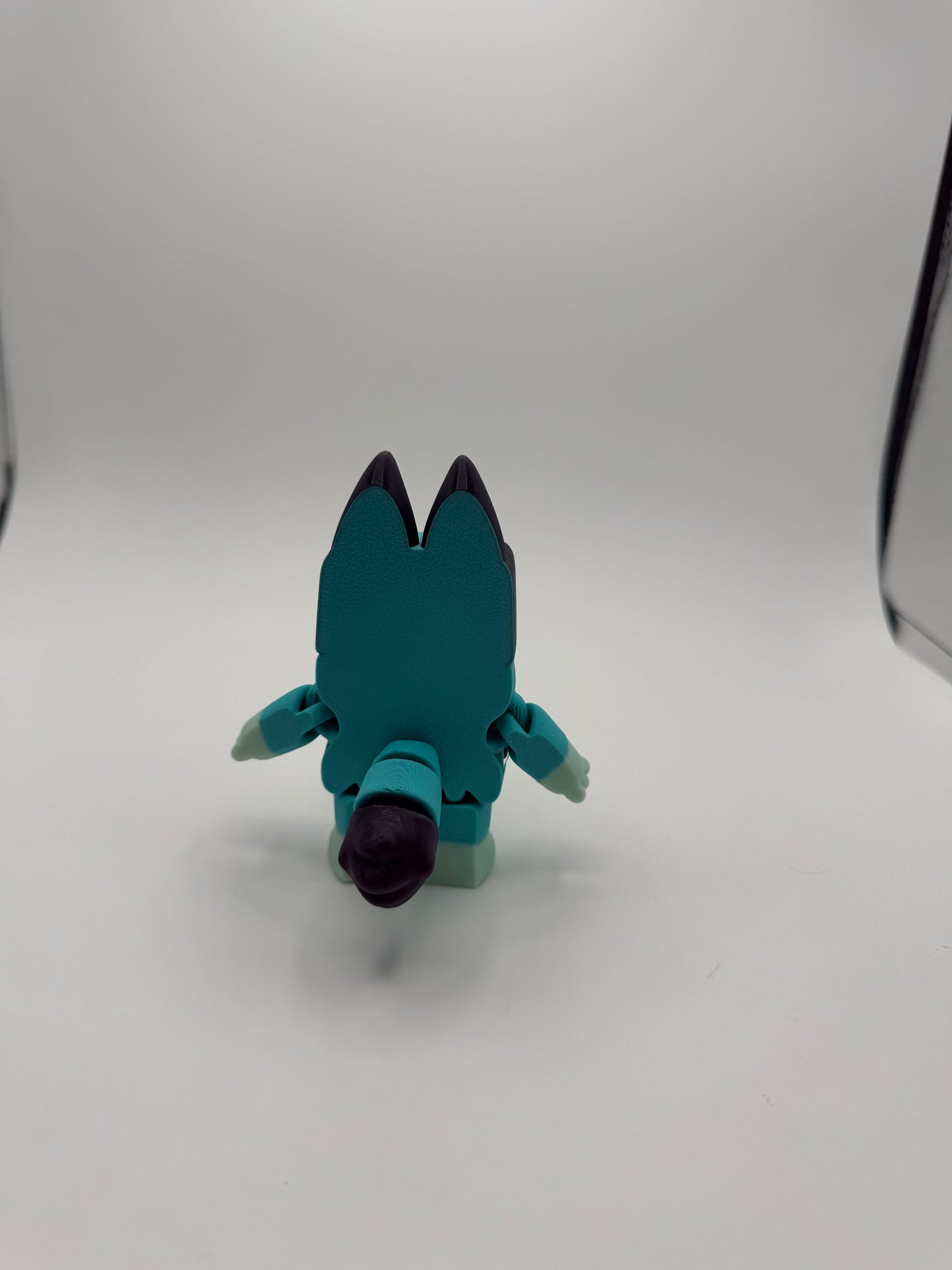 Cartoon Blue Heeler Pup – 3D Printed Mini Dog Figurine, Cute Desk Buddy, Colorful Dog Toy, Family-Friendly Gift