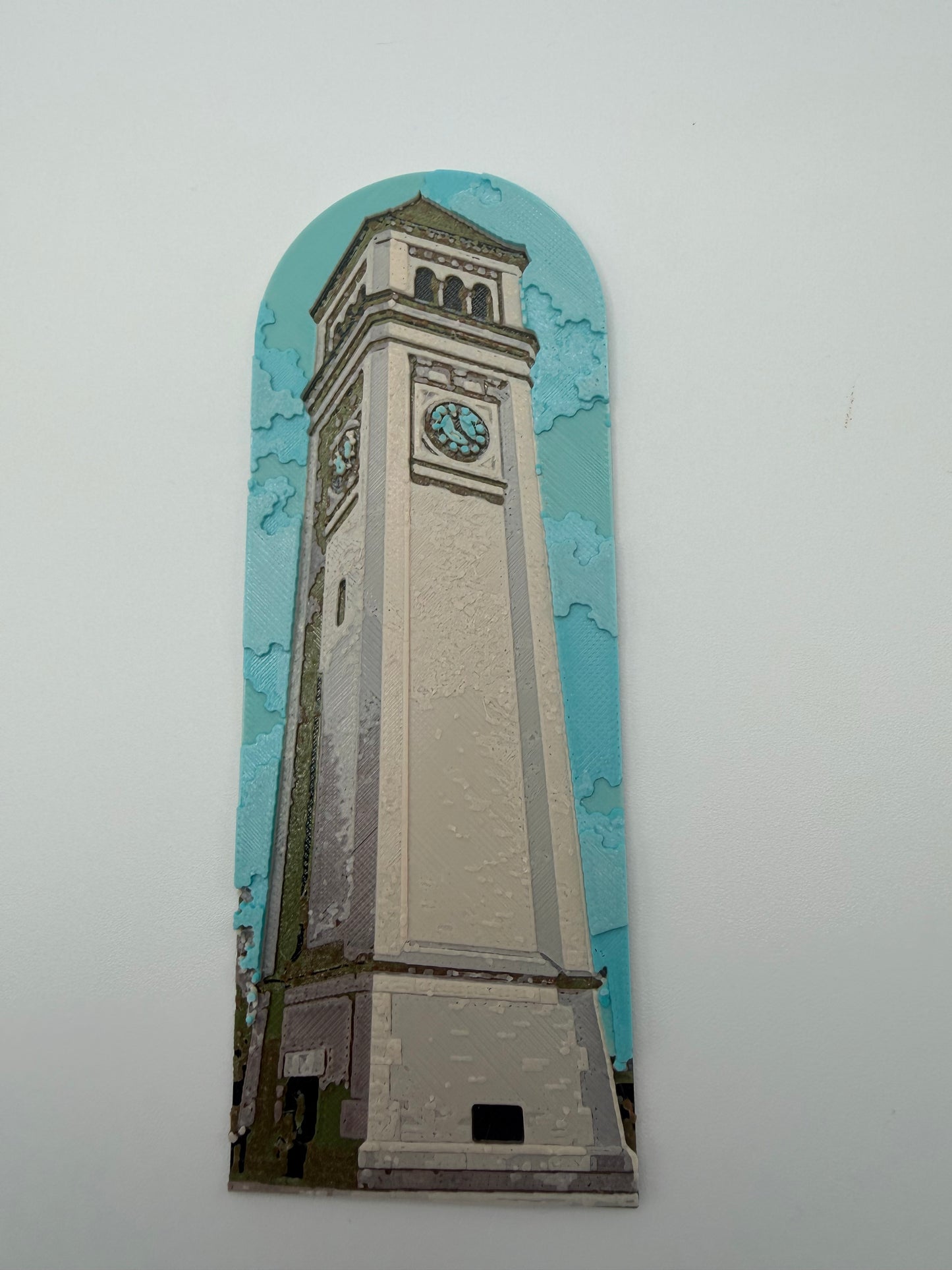 Spokane’s Great Northern Clocktower Bookmark: Fully 3D Printed