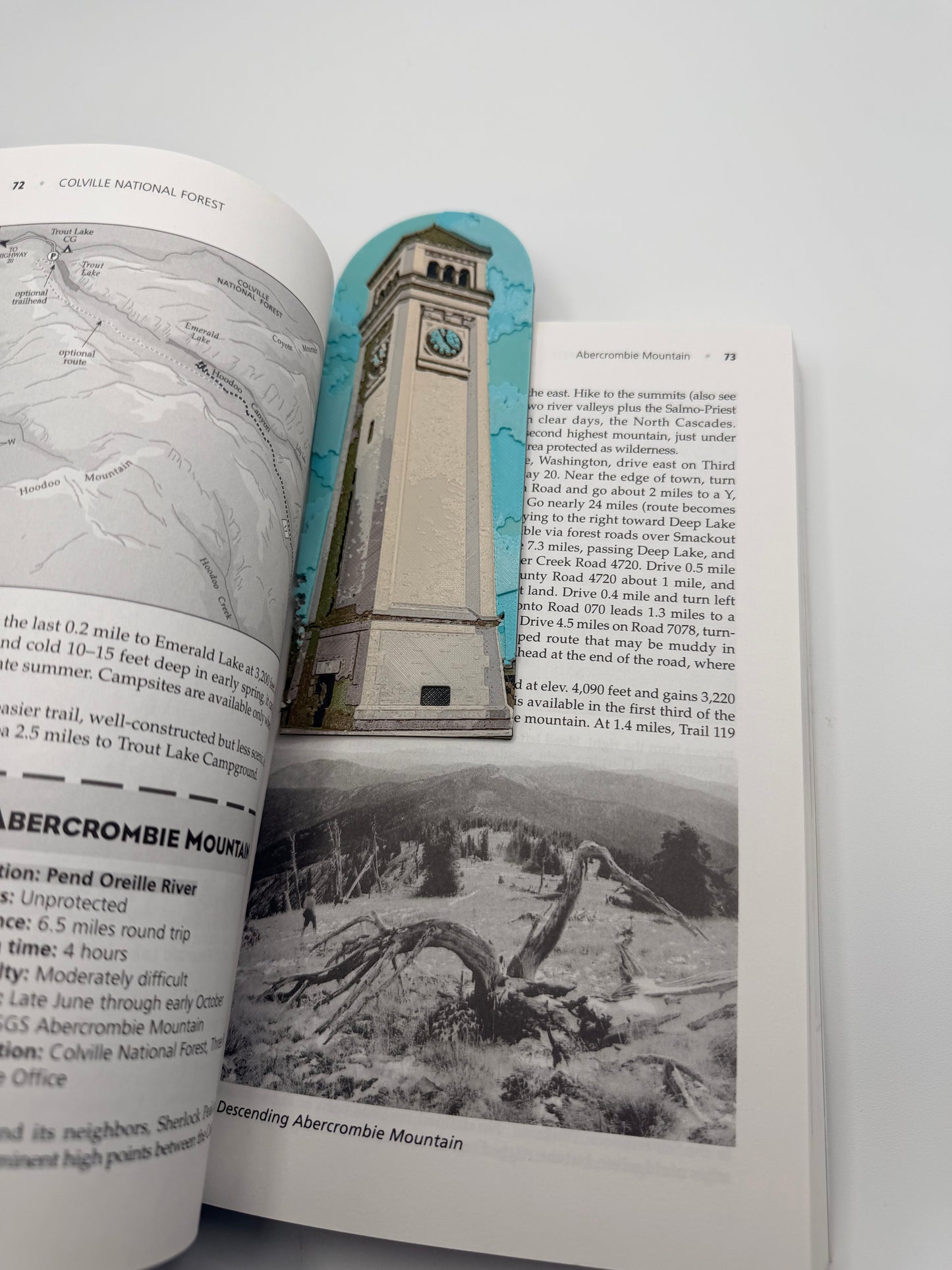 Spokane’s Great Northern Clocktower Bookmark: Fully 3D Printed