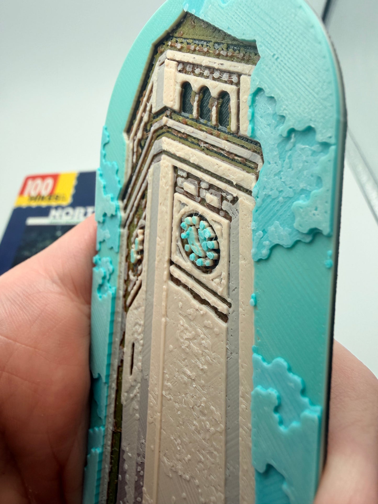 Spokane’s Great Northern Clocktower Bookmark: Fully 3D Printed