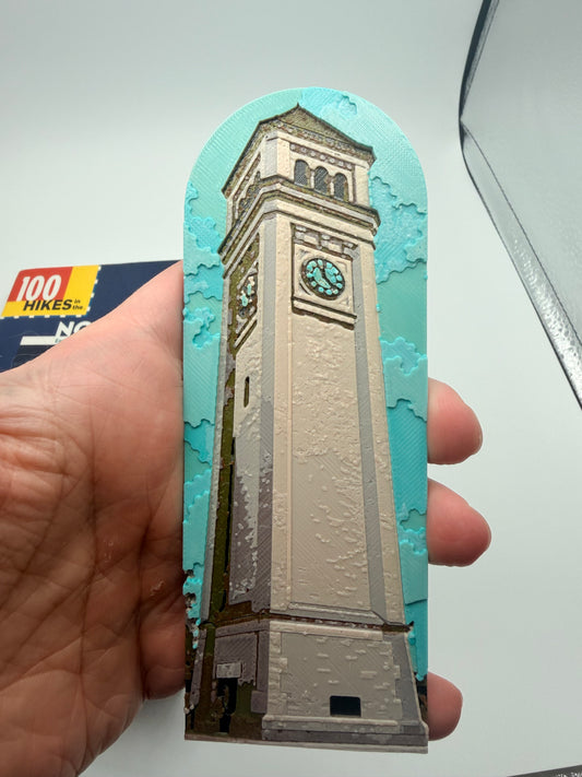 Spokane’s Great Northern Clocktower Bookmark: Fully 3D Printed