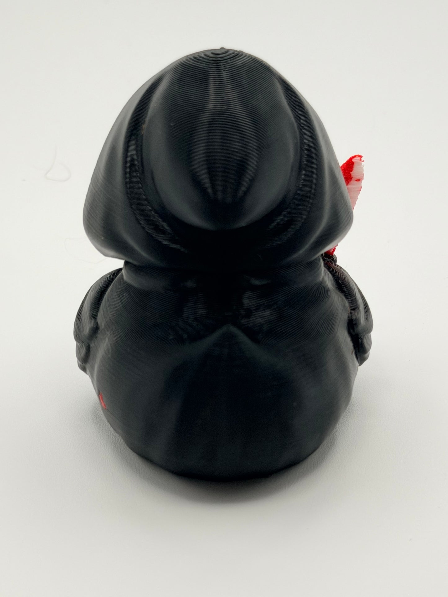 Horror Car Accessory, Hooded Mask Duck, Goth Dashboard Decor, Spooky Fan Gift