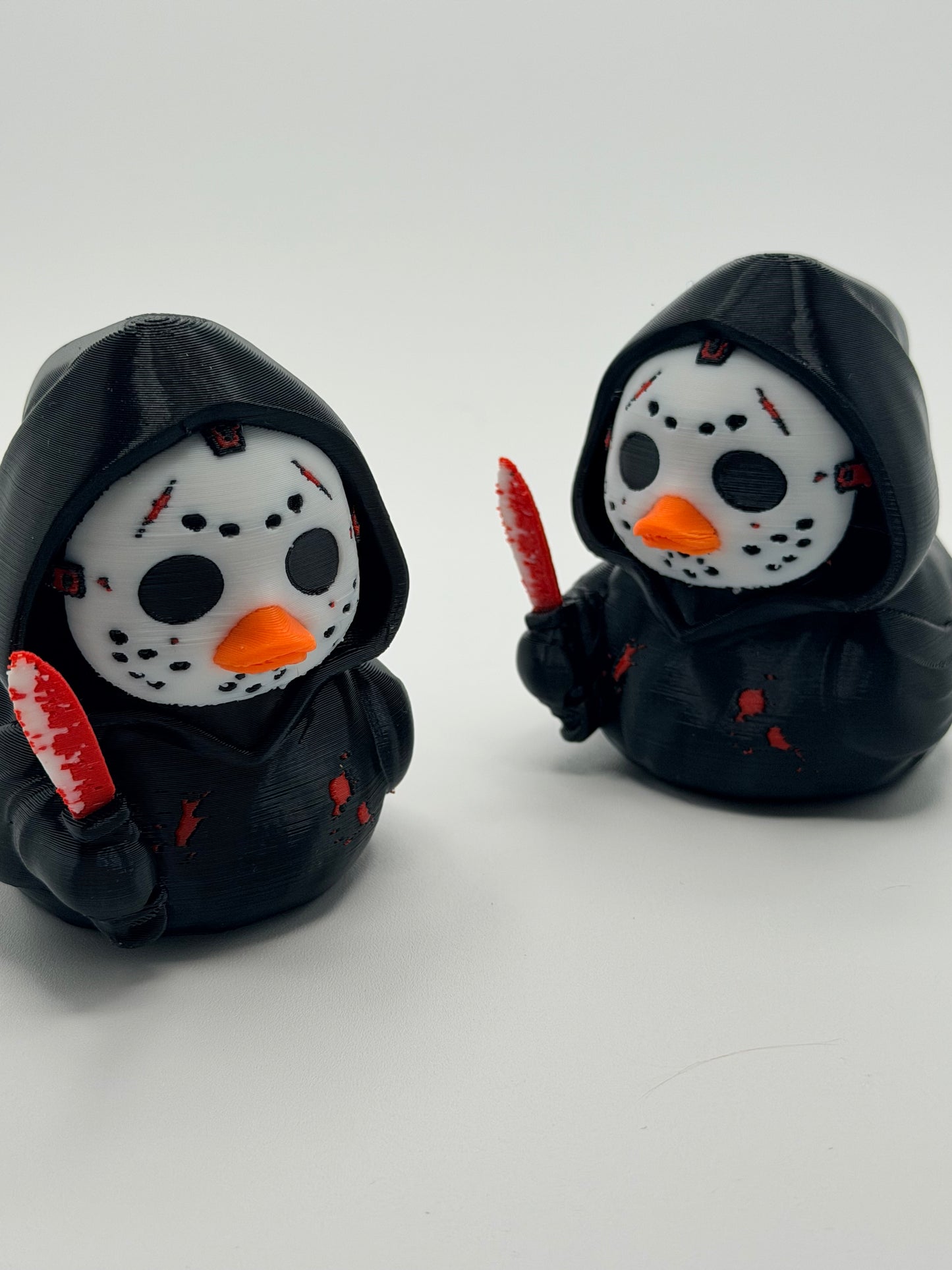 Horror Car Accessory, Hooded Mask Duck, Goth Dashboard Decor, Spooky Fan Gift