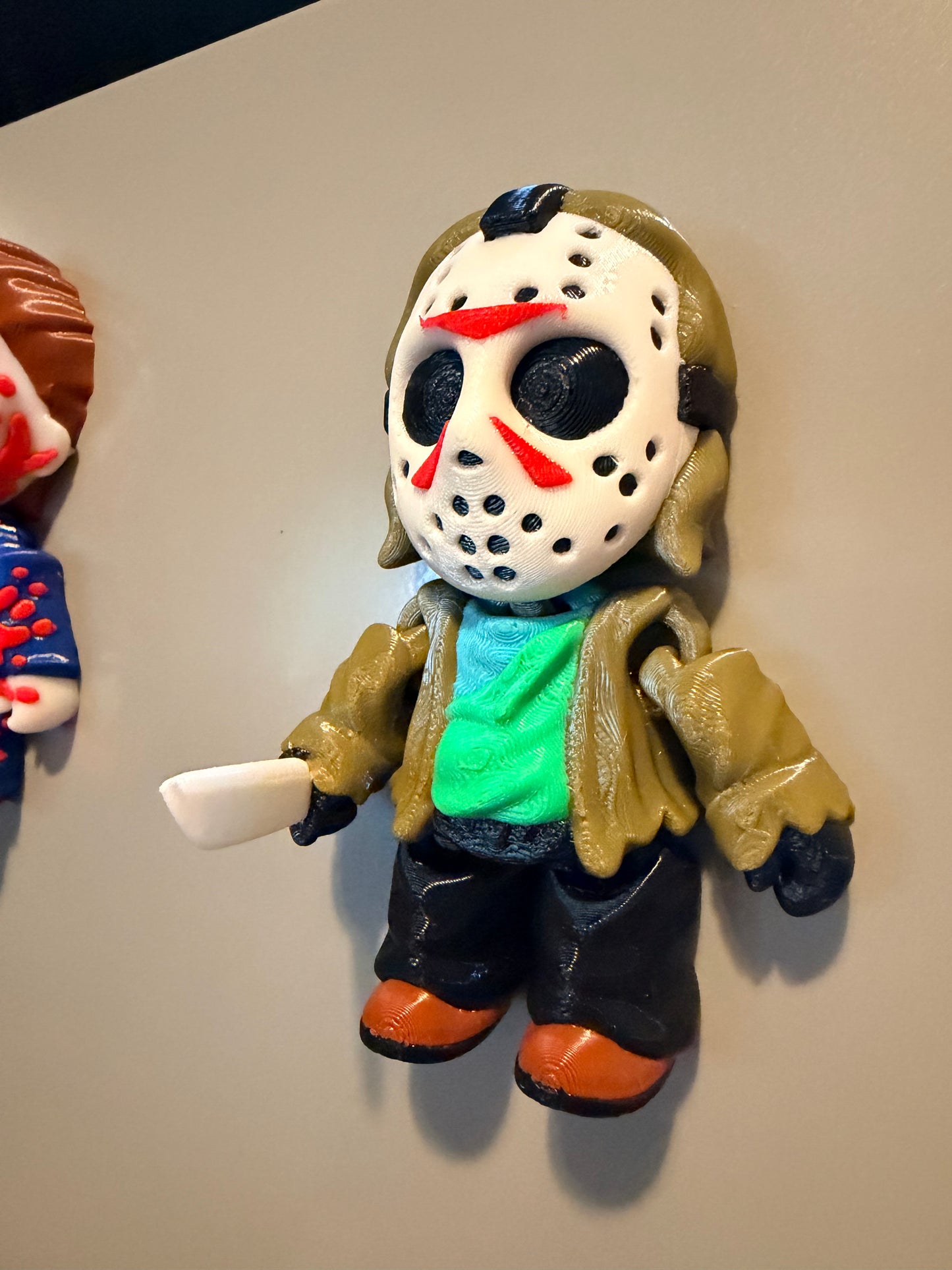 Green Slasher – Fridge Magnet - 3D Printed