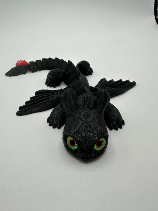 Toothless - Fully articulating and 3D printed!