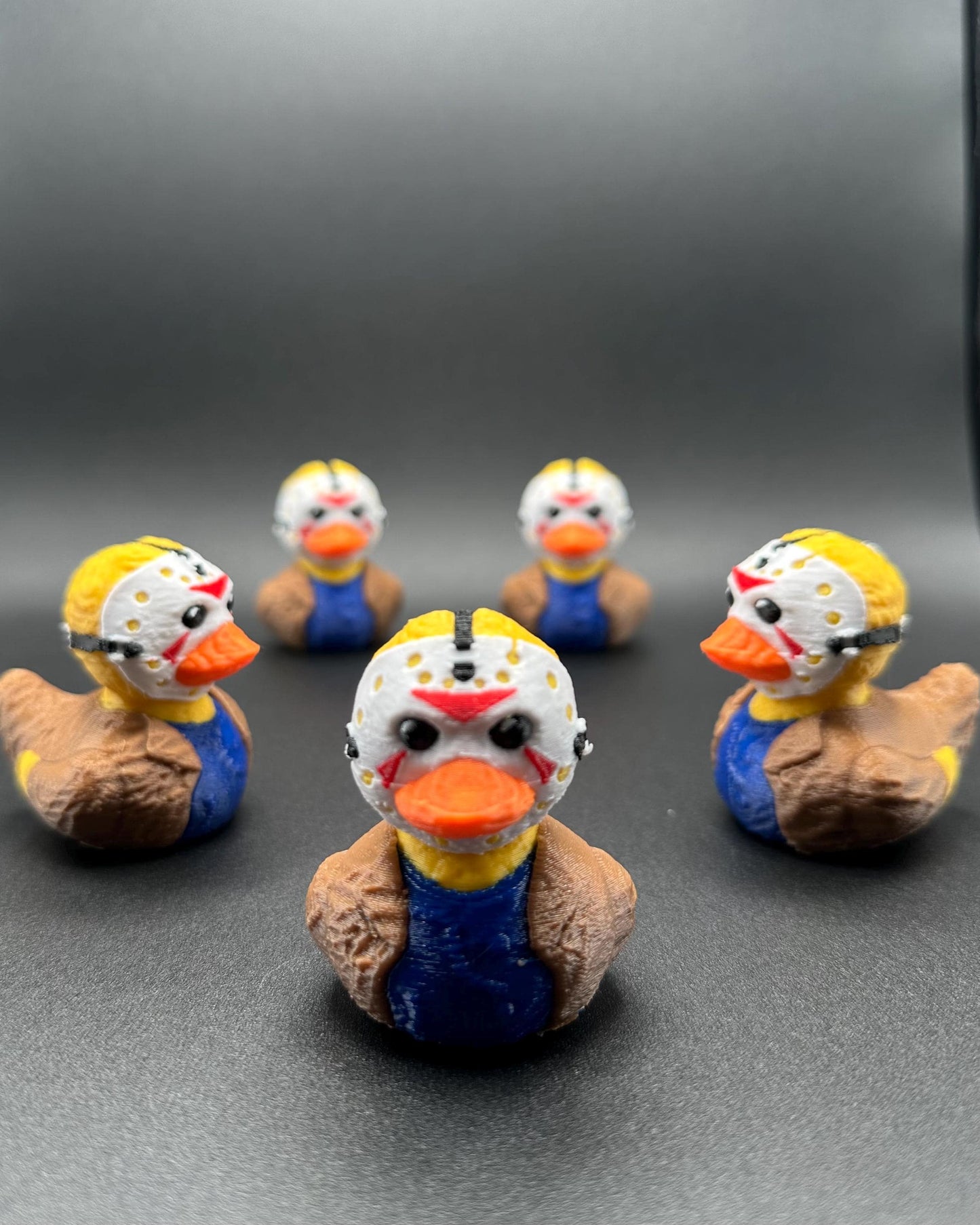 Horror Duck! - Fully 3D Printed, Heat Resistant Set featuring Michael Myers, Hannibal Lecter, Pennywise, and Jason